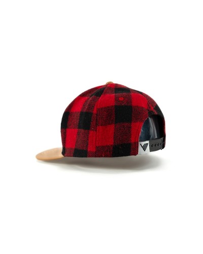 Casquette Snapback à carreaux - élègante