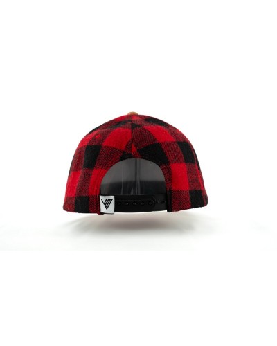 Casquette Snapback à carreaux - élègante